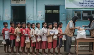 MBG di Garut: Siswa Seperti Mengemis Seporsi Makanan Gratis yang Gizinya Diragukan