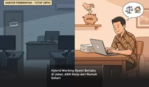Hybrid Working Resmi Berlaku di Jabar, ASN Kerja dari Rumah Sehari