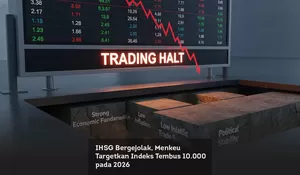 IHSG Bergejolak, Menkeu Targetkan Indeks Tembus 10.000 pada 2026