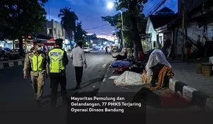 Mayoritas Pemulung dan Gelandangan, 77 PMKS Terjaring Operasi Dinsos Bandung