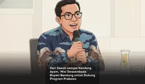 Dari Sawah sampai Kandang Ayam, 'Misi Swasembada' Bupati Bandung untuk Dukung Program Prabowo