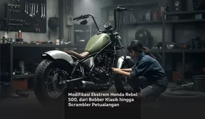 Modifikasi Ekstrem Honda Rebel 500, dari Bobber Klasik hingga Scrambler Petualangan