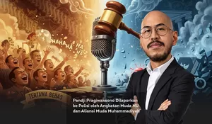 Pandji Pragiwaksono Dilaporkan ke Polisi oleh Angkatan Muda NU dan Aliansi Muda Muhammadiyah