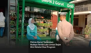 Polres Garut Tanamkan Budaya Tertib Lalu Lintas Sejak Dini Melalui Dua Program Sekolah