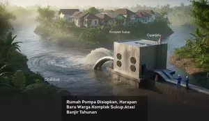 Rumah Pompa Disiapkan, Harapan Baru Warga Komplek Sukup Atasi Banjir Tahunan
