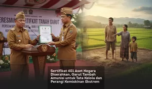 Sertifikat 401 Aset Negara Diserahkan, Garut Tambah Amunisi untuk Tata Kelola dan Perangi Kemiskinan Ekstrem