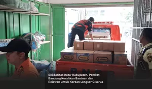 Solidaritas Kota-Kabupaten, Pemkot Bandung Kerahkan Bantuan dan Relawan untuk Korban Longsor Cisarua