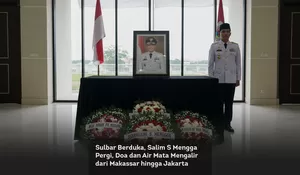 Sulbar Berduka, Salim S Mengga Pergi, Doa dan Air Mata Mengalir dari Makassar hingga Jakarta