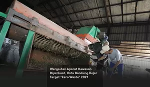 Warga dan Aparat Kawasan Diperkuat, Kota Bandung Kejar Target "Zero Waste" 2027