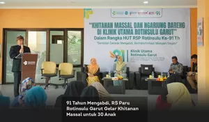 91 Tahun Mengabdi, RS Paru Rotinsulu Garut Gelar Khitanan Massal untuk 30 Anak