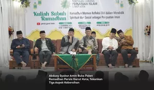 Abdusy Syakur Amin Buka Paket Ramadhan Persis Garut Kota, Tekankan Tiga Aspek Kebersihan