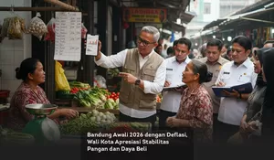 Bandung Awali 2026 dengan Deflasi, Wali Kota Apresiasi Stabilitas Pangan dan Daya Beli