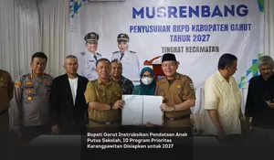 Bupati Garut Instruksikan Pendataan Anak Putus Sekolah, 10 Program Prioritas Karangpawitan Disiapkan untuk 2027