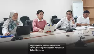 Bupati Garut Temui Kementerian PUPR, Dorong Percepatan Perbaikan Jalan Strategis