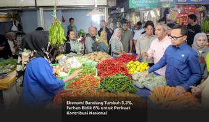 Ekonomi Bandung Tumbuh 5,3%, Farhan Bidik 8% untuk Perkuat Kontribusi Nasional