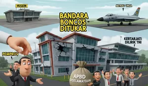 Bandara Boncos Ditukar, APBD Diselamatkan? Kertajati Dilirik TNI, Husein Mau “Dipungut” Pemprov
