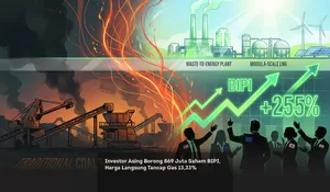 Investor Asing Borong 869 Juta Saham BIPI, Harga Langsung Tancap Gas 13,33%