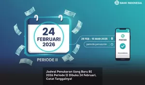 Jadwal Penukaran Uang Baru BI 2026 Periode II Dibuka 24 Februari, Catat Tanggalnya!