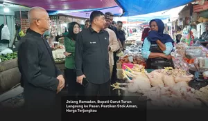 Jelang Ramadan, Bupati Garut Turun Langsung ke Pasar: Pastikan Stok Aman, Harga Terjangkau
