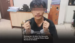 Kurang dari 24 Jam, Tim Sancang Polres Garut Tangkap Pelaku Begal Berdarah di Cibatu
