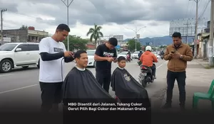 MBG Disentil dari Jalanan, Tukang Cukur Garut Pilih Bagi Cukur dan Makanan Gratis