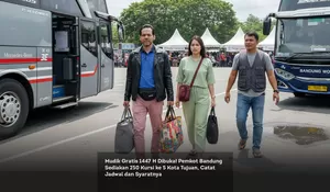 Mudik Gratis 1447 H Dibuka! Pemkot Bandung Sediakan 250 Kursi ke 5 Kota Tujuan, Catat Jadwal dan Syaratnya