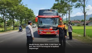 Mudik Gratis Jabar 2026, 3.040 Tiket, 74 Bus, dan CCTV Terintegrasi di Aplikasi Sapawarga!