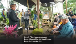 Napak Tilas Kepemimpinan, Bupati Garut Ziarahi Dua Mantan Bupati di HJG ke-213