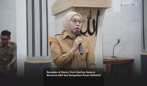 Ramadan di Garut, Putri Karlina Tadarus Bersama ASN dan Sampaikan Pesan Reflektif