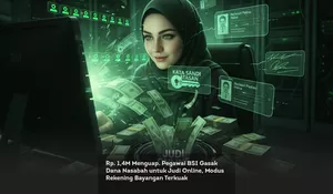 Rp. 1,4M Menguap. Pegawai BSI Gasak Dana Nasabah untuk Judi Online, Modus Rekening Bayangan Terkuak
