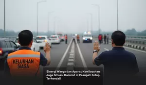 Sinergi Warga dan Aparat Kewilayahan Jaga Situasi Darurat di Pasupati Tetap Terkendali