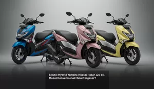 Skutik Hybrid Yamaha Kuasai Pasar 125 cc, Model Konvensional Mulai Tergeser?
