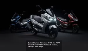 Suzuki Siapkan ‘Penakluk’ NMAX dan PCX? Skutik Maxi 150 Baru Muncul di Samsat, Fiturnya Bikin Kaget