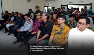 Tak Ada Relawan Gaslah, Farhan Turun Tangan Evaluasi Siskamling Siaga Bencana di Kebon Gedang