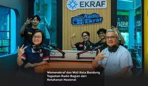 Wamenekraf dan Wali Kota Bandung Tegaskan Radio Bagian dari Ketahanan Nasional