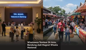 Wisatawan Tembus 24 Juta, Bandung Jadi Magnet Wisata Nasional