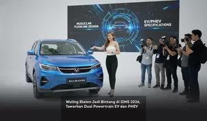Wuling Eksion Jadi Bintang di IIMS 2026, Tawarkan Dual Powertrain EV dan PHEV