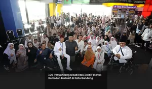 100 Penyandang Disabilitas Ikuti Festival Ramadan Inklusif di Kota Bandung