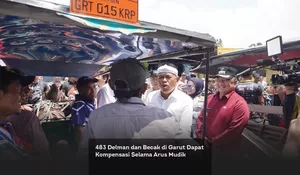 483 Delman dan Becak di Garut Dapat Kompensasi Selama Arus Mudik