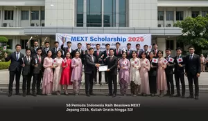 58 Pemuda Indonesia Raih Beasiswa MEXT Jepang 2026, Kuliah Gratis hingga S3!