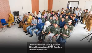 79 Persen Belum Cukup, Farhan Minta Kepesertaan BPJS Bandung Tembus 80 Persen