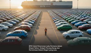 BYD Catat Penurunan Laba Pertama dalam Empat Tahun, Terjepit Perang Harga dan Permintaan Dalam Negeri yang Lesu