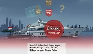 Bea Cukai dan Pajak Segel Kapal Wisata Asing di Teluk Jakarta, Diduga Langgar Aturan Pajak