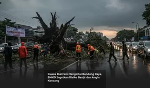Cuaca Ekstrem Mengintai Bandung Raya, BMKG Ingatkan Risiko Banjir dan Angin Kencang