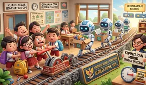 AI Boleh Pintar, Kepintaran Murid Jangan Instan: Pemerintah Rem Penggunaan Chatbot di Sekolah