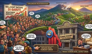 Kunjungan Wisatawan ke Garut Naik, Tingkat Hunian Hotel Justru Turun
