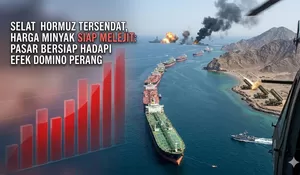 Selat Hormuz Tersendat, Harga Minyak Siap Melejit: Pasar Bersiap Hadapi Efek Domino Perang