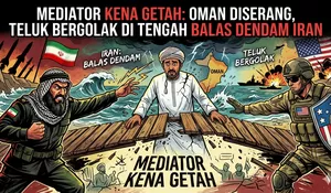 Mediator Kena Getah: Oman Diserang, Teluk Bergolak di Tengah Balas Dendam Iran