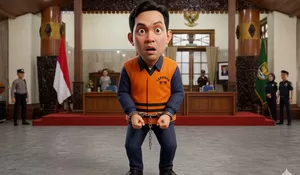 Bupati Cilacap Syamsul Auliya Ikut “Wisata Mendadak” ke Gedung KPK