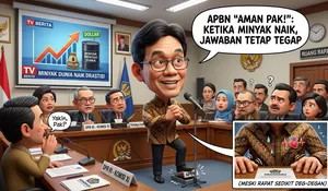 Purbaya: APBN ‘Aman Pak!’ Ketika Minyak Naik, Jawaban Tetap Tegap (Meski Rapat Sedikit Deg-degan)
